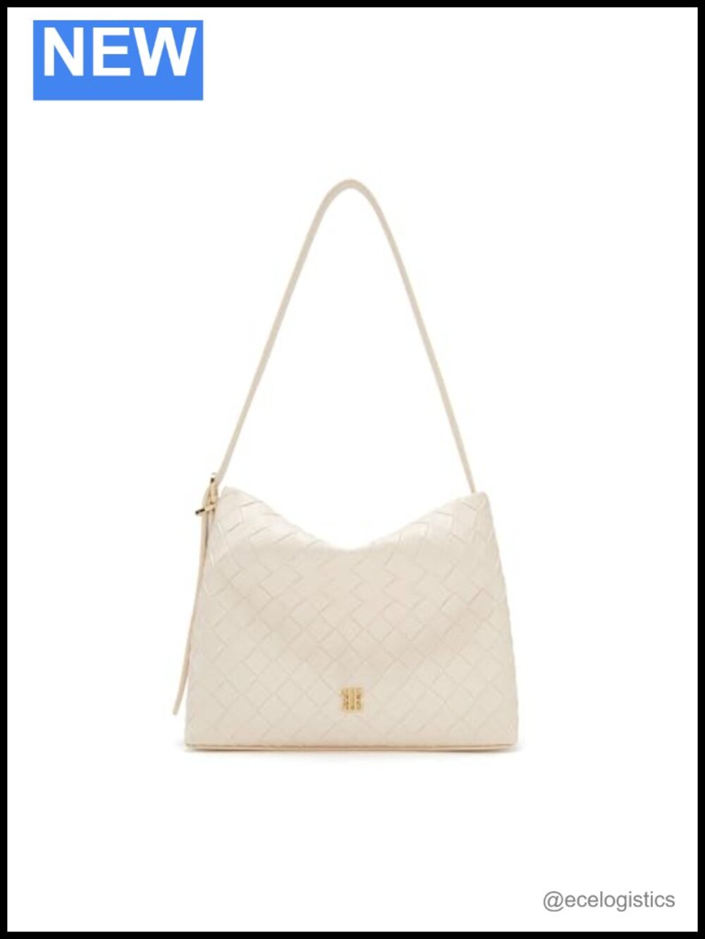 Woven Vegan Leather Small Convertible Crossbody Bag with Detachable Straps